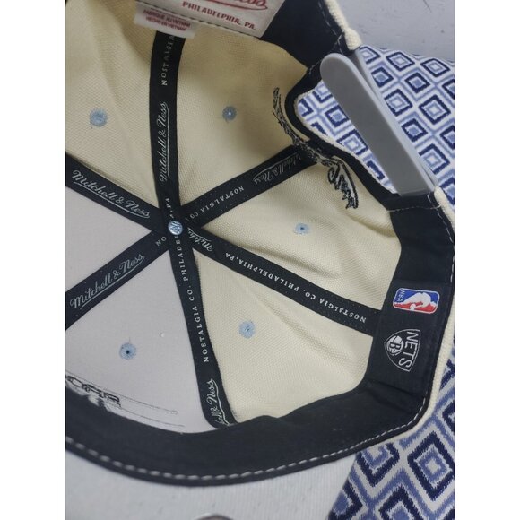 Mitchell & Ness NBA Brooklyn Nets Snapback Hat Cap - Picture 7 of 16